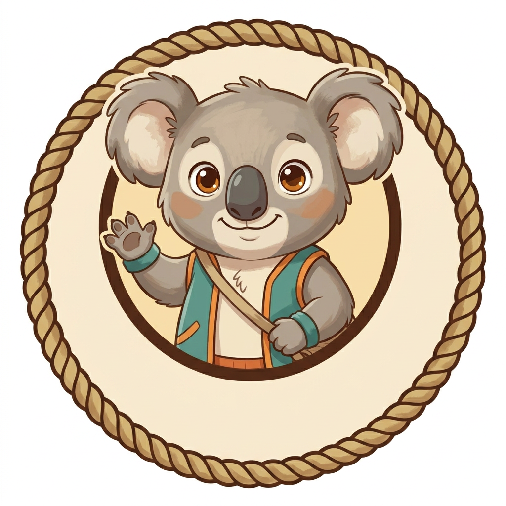 CatalyxKids Ranger badge featuring Koa the koala